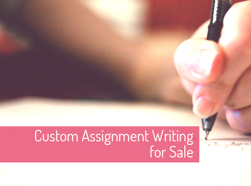 Custom Assignment Writing for Sale