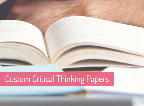 Critical thinking paper